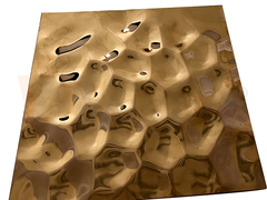 ورق برجسته کندوی بزرگ زرد برنزی آینه اس اس