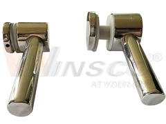 نگهدارنده شیشه ای از فولاد ضد زنگ با لوله پشتیبان برای ویدرو